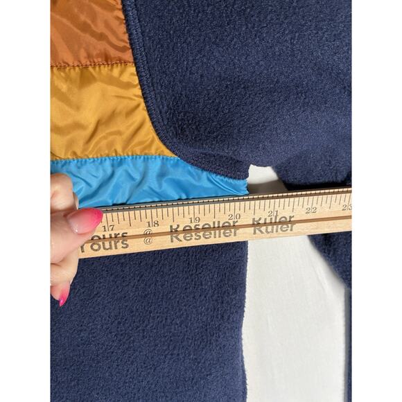 Cotopaxi Teca Fleece Jacket Men’s Medium Navy Blue Striped Full Zip Outdoor - Picture 7 of 9